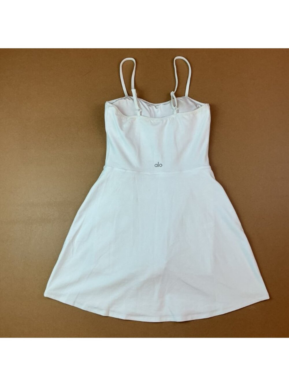 Alo Alosoft Courtside Tennis Dress Womens XS Built-In Shorts Athletic - Picture 2 of 11